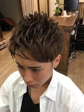 ヘアーサロン ミル(hair salon MiL) アップバング ネープレス ツーブロック 刈り上げ