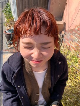 ユービー(UB) パーマ×オレンジカラー