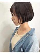 ラグナ(LAGUNA) ショートボブ×ディープラベンダー