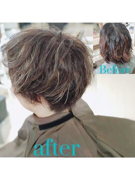 リー(Ly.) カット　カラー　ハイライト