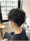 メンズスパイラルパーマ