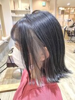 フォワヘアー(foi hair) イヤリングカラー_インナーシルバー_ブリーチ1回_インナーカラー