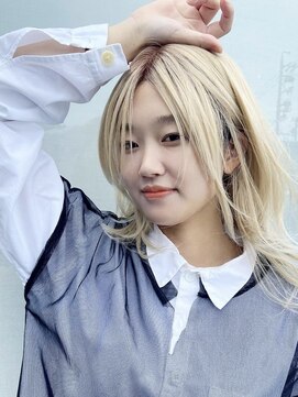 ザヘアメイクシェア(THE -HAIR MAKE SHARE-) [髪型体験]ハイトーンロングを体験☆