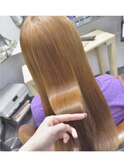 カラーが映える！ハイトーン美髪ストレート【カミケン方木田店】