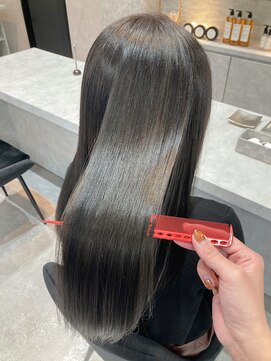 ローカス(Locus) 髪質改善カラーエステ/ダークグレージュ/暗髪透明感カラー