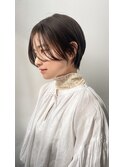前髪なしハンサムショート*fukuda