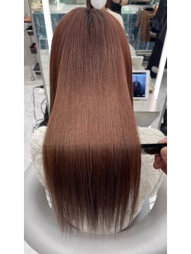 ロンドルーチェ 心斎橋(Lond luce) ダークアッシュ/ミディアムレイヤーカット［髪質改善/縮毛矯正］