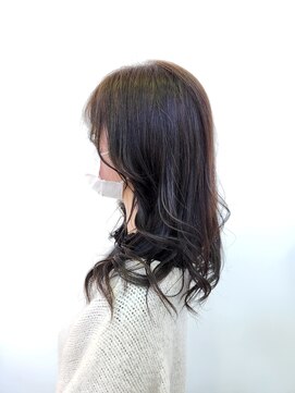 アッシュ 十日市場店(Ash) 柔らかグレージュカラー&ツーウェイバング