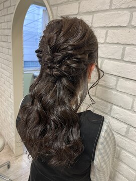 シュガー ヘアアンドネイル 仙台(SUGAR) ハーフアップアレンジ