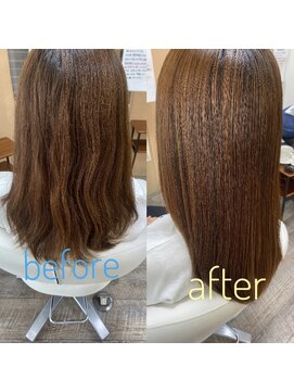 庵 ヘアー(hair) 髪質改善ストレート