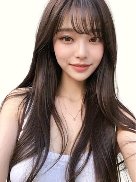 ラベストクズハ(LOVEST KUZUHA) 髪質改善【流し前髪】美髪ロングと美肌カラー