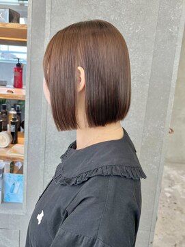 ロンド 表参道店(Lond) 【Lond表参道yui】縮毛矯正でつくるパツっとボブ
