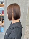 【Lond表参道yui】縮毛矯正でつくるパツっとボブ