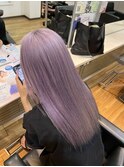 ペールパープル×エンドカラー