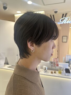 フラミューム 恵比寿(flammeum) シースルーバンク毛流れマッシュ