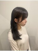 顔まわりカット/レイヤーカット