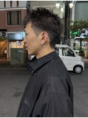 パンクショート/濃いめシルバーアッシュ/スパイキー[加藤玲]