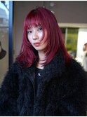 渋谷/ウルフカット  デザインカラー ルーツカラー エンドカラー