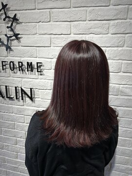 ヘア スパ ビューティー エールフォルム(HAIR SPA BEAUTY YELLFORME) ダークレッドカラー