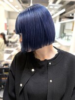 テテ(TETE) ボブ/前下がりボブ/ブルーカラー
