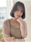 シースルーボブ