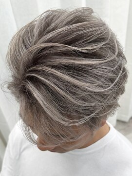 エトワール(ETOILE) メンズバレイヤージュ/白髪ぼかしカラー/グレーヘア/三ノ宮