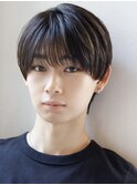 シースルーマッシュフェザーパーマニュアンスパーマ韓国マッシュ