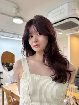 メラク(Merak) 韓国風レイヤーカット【渋谷/表参道/Merak/髪質改善/縮毛矯正】
