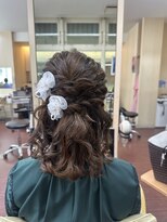 ヘアサロン ユニティ(Hair Salon Unity)&nbsp;ハーフアップ