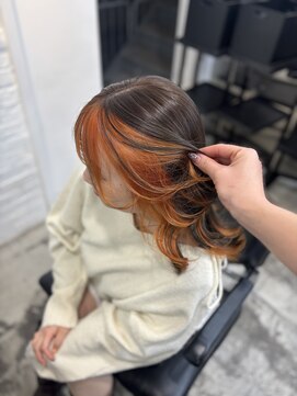 ゲーム 原宿店(GAME) オリーブブラウン × オレンジ