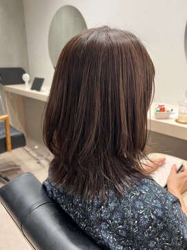 【ameri miyuki】柔らかストレート×くすみベージュ◎