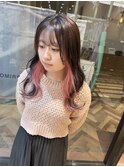 インナーカラー　pink