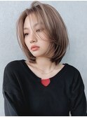クラゲヘアーアンブレラカラータッセルボブウルフパーマ