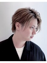 タヤ 府中店(TAYA)&nbsp;メンズミルクティーベージュ/2ブロ