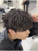 2026年流行る【波巻きシャドウパーマ】名古屋栄メンズパーマ