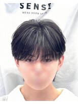 メンズヘアセンス 渋谷(MEN'S HAIR SENSE)&nbsp;ニュアンスパーマ/センターパート/メンズ/眉毛/フェザーパーマ