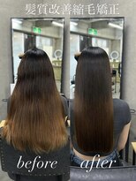 ミリ 奈良店(mm) noa___hikaru 髪質改善 奈良市縮毛矯正 艶髪