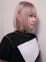 パーク(PAAQ)&nbsp;結べるボブ/ブリーチ/ホワイトベージュ/ダブルカラー/藤沢/