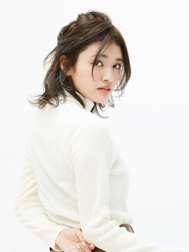 アース 浜北店(HAIR&MAKE EARTH) ロープ編みハーフアップ【EARTH浜北店】