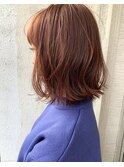 【BLUE】カジュアル外はねボブ