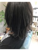 ゆるボブ+ダークアッシュ