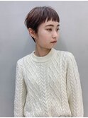 ミニマム、マッシュショート、ベリーショート、ピンクベージュ