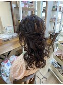ハーフアップアレンジ【ヘアセット　立川/立川南/八王子/国立】