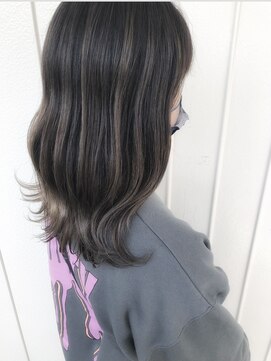 リアン 上尾店(Rien) マロンベージュ/Aラインボブ/かきあげ[上尾駅/バレイヤージュ]