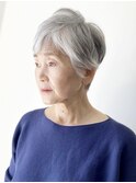 ミセス上品ショートスタイル