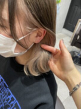 エイトオーミヤ 大宮店(EIGHT omiya) インナーカラー/イヤリングカラー/ブリーチ/市橋　３