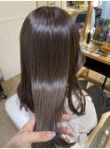 柔らかくすみベージュ グレージュ ミディアム