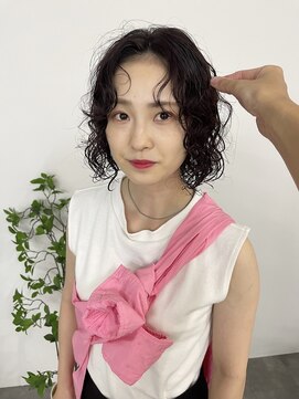 ディッシィ 立川(D'ICI) 《SAYAKA》ショートパーマ×ラベンダーカラー