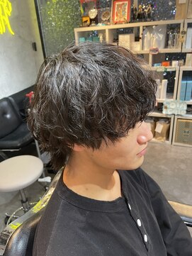 スパークスヘア(Sparks hair) 周りからカッコいいと言われる☆マッシュ×ゆる波巻きツイスパ☆