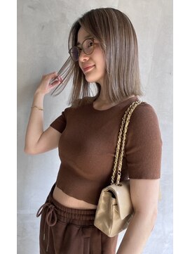 メロウ(MELLOW) 【＃地毛ハイライト】白髪隠しハイライト